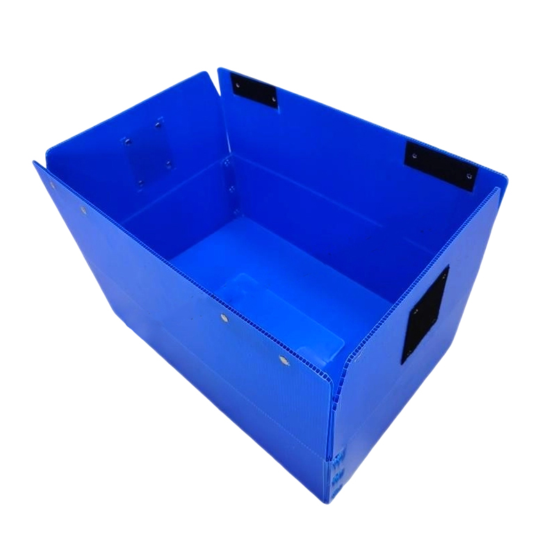 Reusable Foldable Corflute Plastic Carton Cum Velcro Fixarum Lid