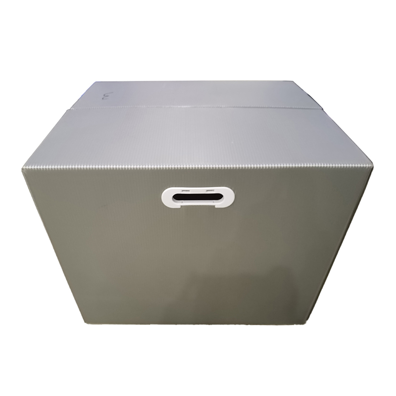 Velcro conclusione PP Corrugated Plastic PRAECLUSIO Box cum manu foramine