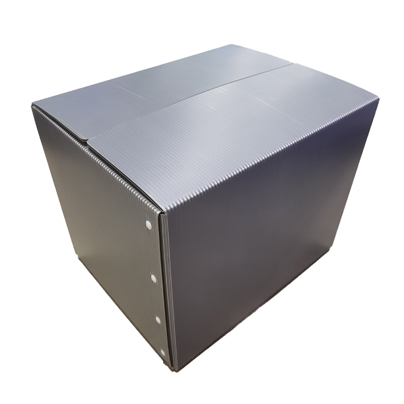 Velcro conclusione PP Corrugated Plastic PRAECLUSIO Box cum manu foramine