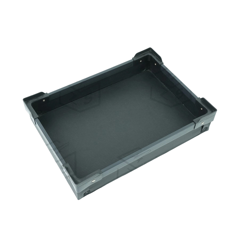 Antistatic Corrugated Plastic Nidum Tray pro Electronic Partibus Repono