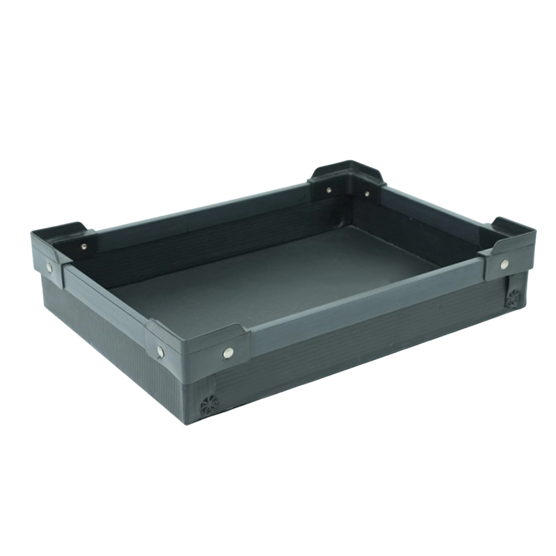 Antistatic Corrugated Plastic Nidum Tray pro Electronic Partibus Repono
