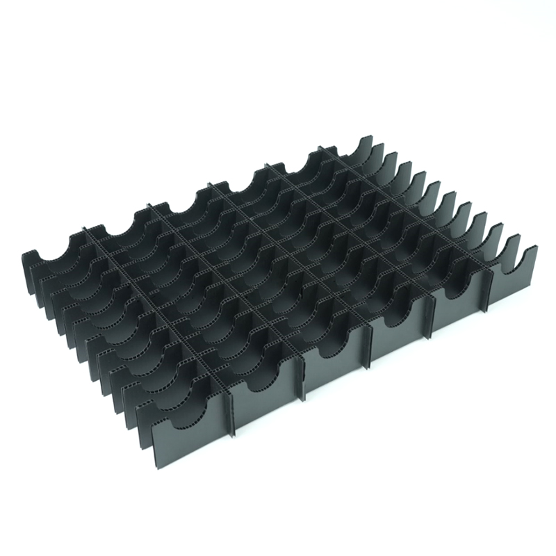 ESD Compartmentalized PP cavum Board continens cum eget dividens