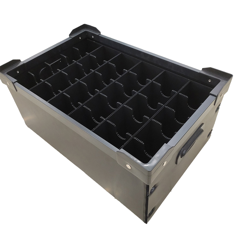 ESD Compartmentalized PP cavum Board continens cum eget dividens