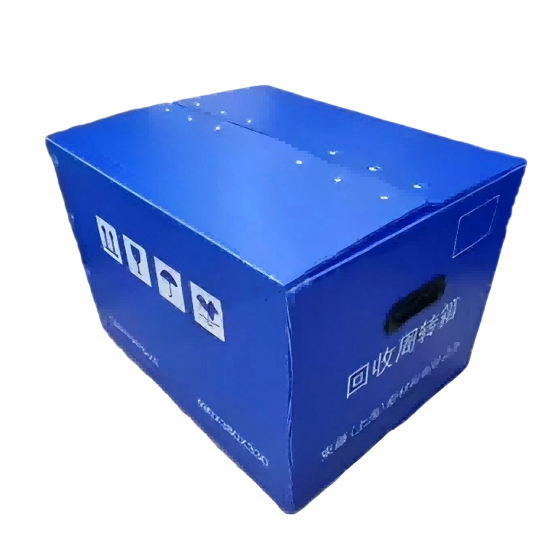 Manu Portable foramen PP Corrugated Plastic movens Box cum Velcro Lid