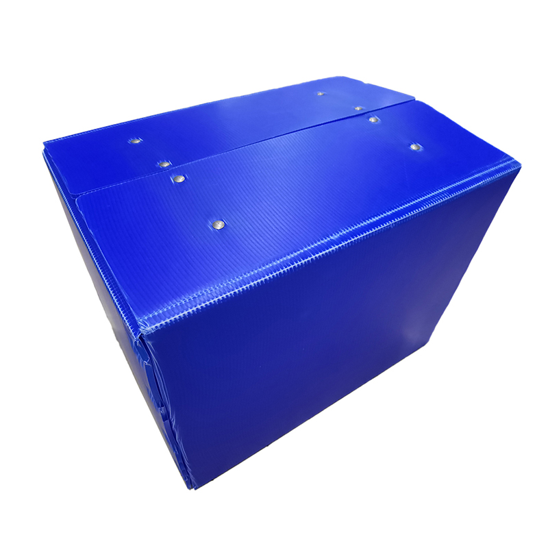Manu Portable foramen PP Corrugated Plastic movens Box cum Velcro Lid