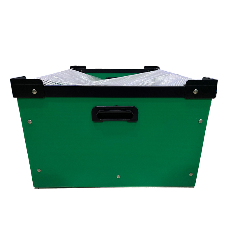 Auctus Rim Corrugated plastic nestable Tote Box