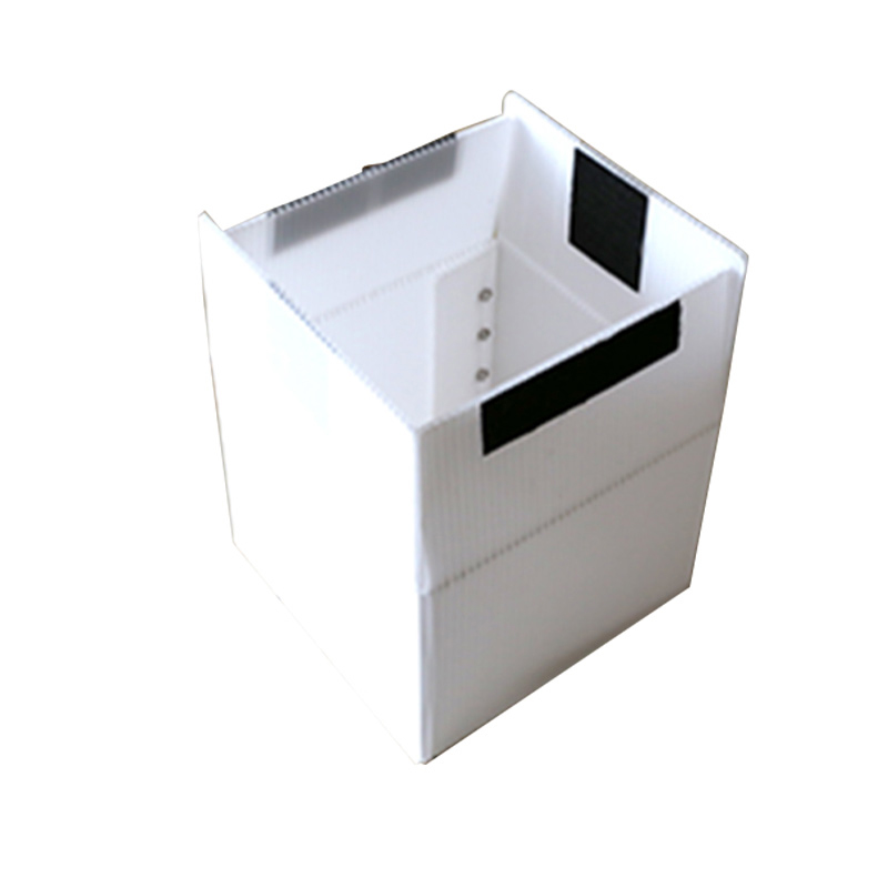 Quadratus recyclable PP Corrugated cavum Sheet Box cum Velcro Fastener