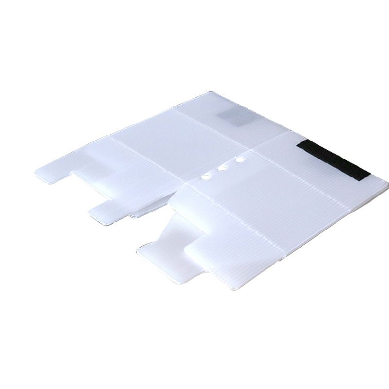 Quadratus recyclable PP Corrugated cavum Sheet Box cum Velcro Fastener