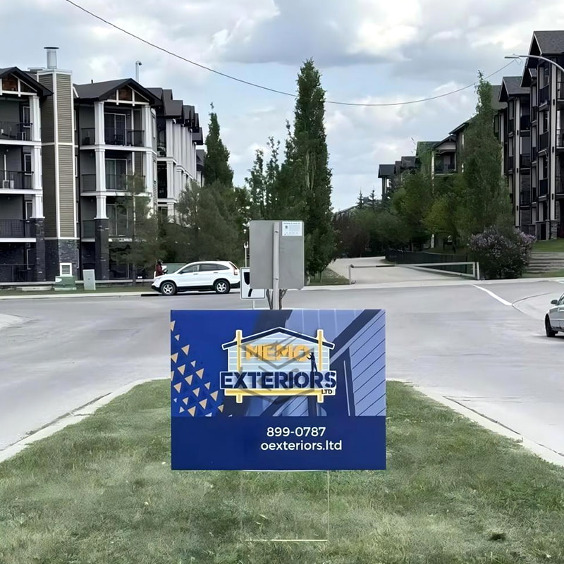 UV Resistant Corrugated plastic area Sign