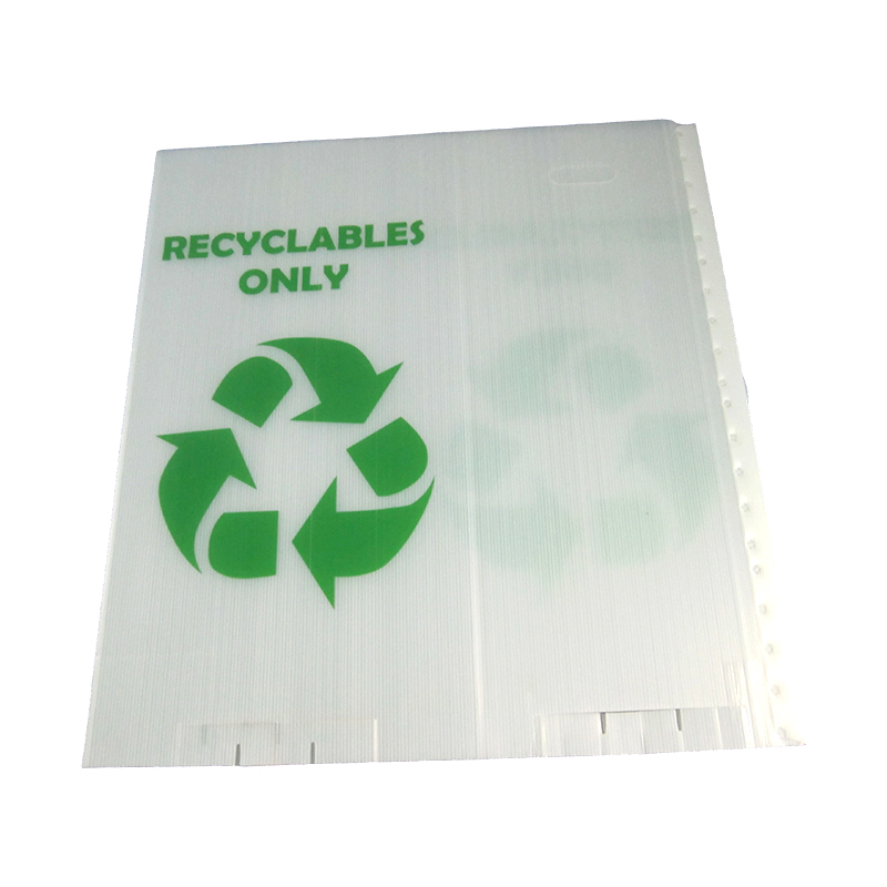 Collapsible PP Corrugated Plastic Redivivus Quisquiliis Can