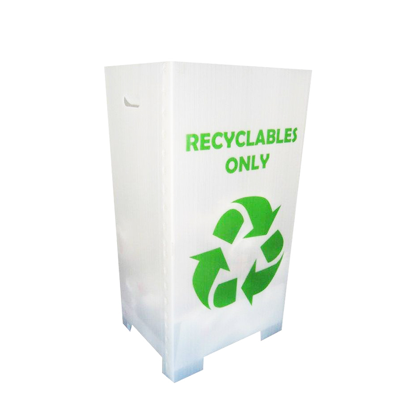 Collapsible PP Corrugated Plastic Redivivus Quisquiliis Can