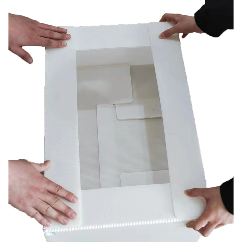Open Top Stackable Plastic Corrugated Fructus sarcina Box