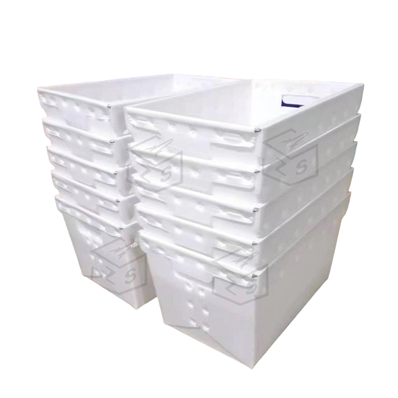 Plastic Mail continens recyclable Corrugated