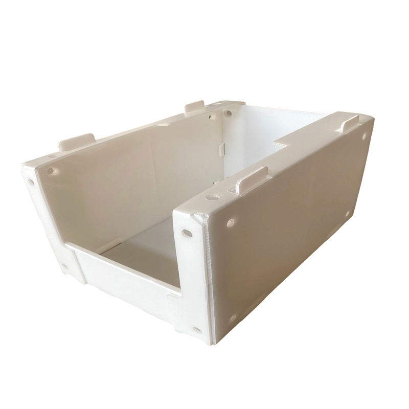 Stackable PP Corrugated Plastic Partibus Delige Bin cum Anima perforata