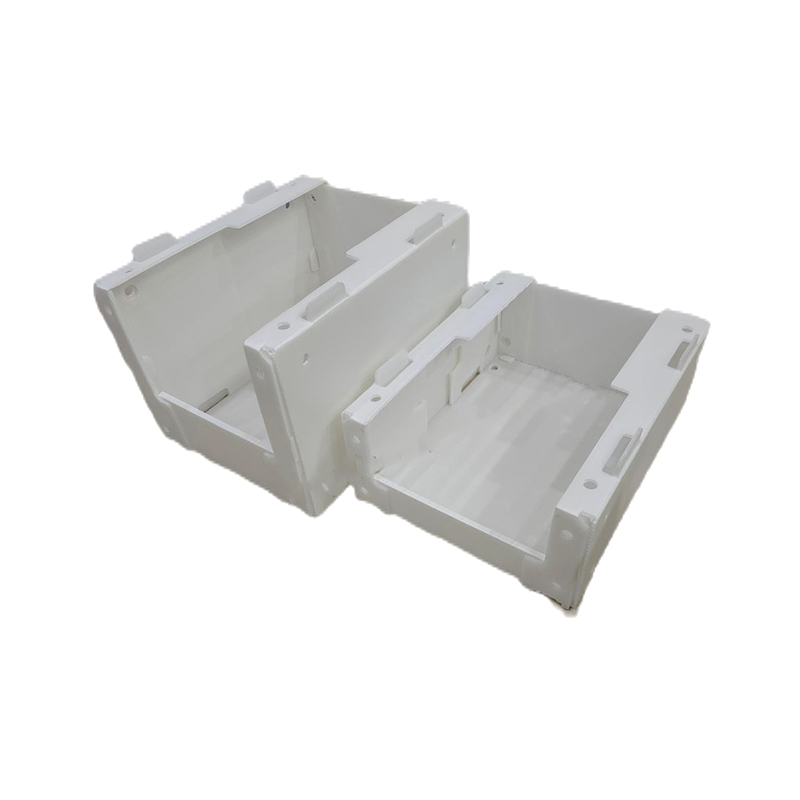Stackable PP Corrugated Plastic Partibus Delige Bin cum Anima perforata