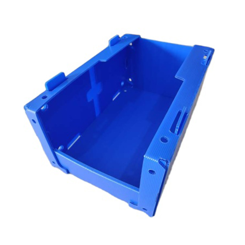Stackable PP Corrugated Plastic Partibus Delige Bin cum Anima perforata