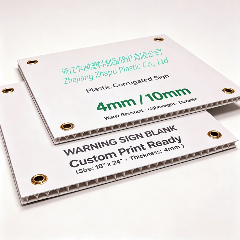 Eco-amica IMPERVIUS Corrugated Plastic area Sign